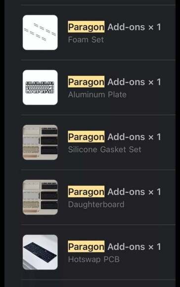 Paragon75 Keyboard White Plus Extras - Picture 3 of 3